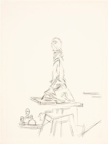 L'atelier à la sellette I - Alberto Giacometti