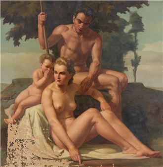 Mythologische Szene - Ivo Saliger