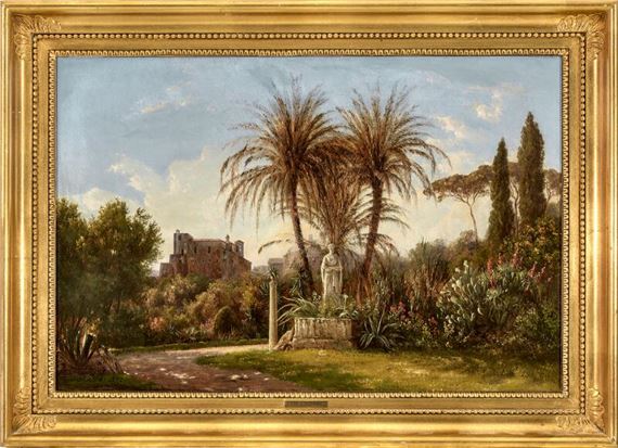 Thorald Laessøe | View from the Palatine Hill in Rome (1872) | MutualArt