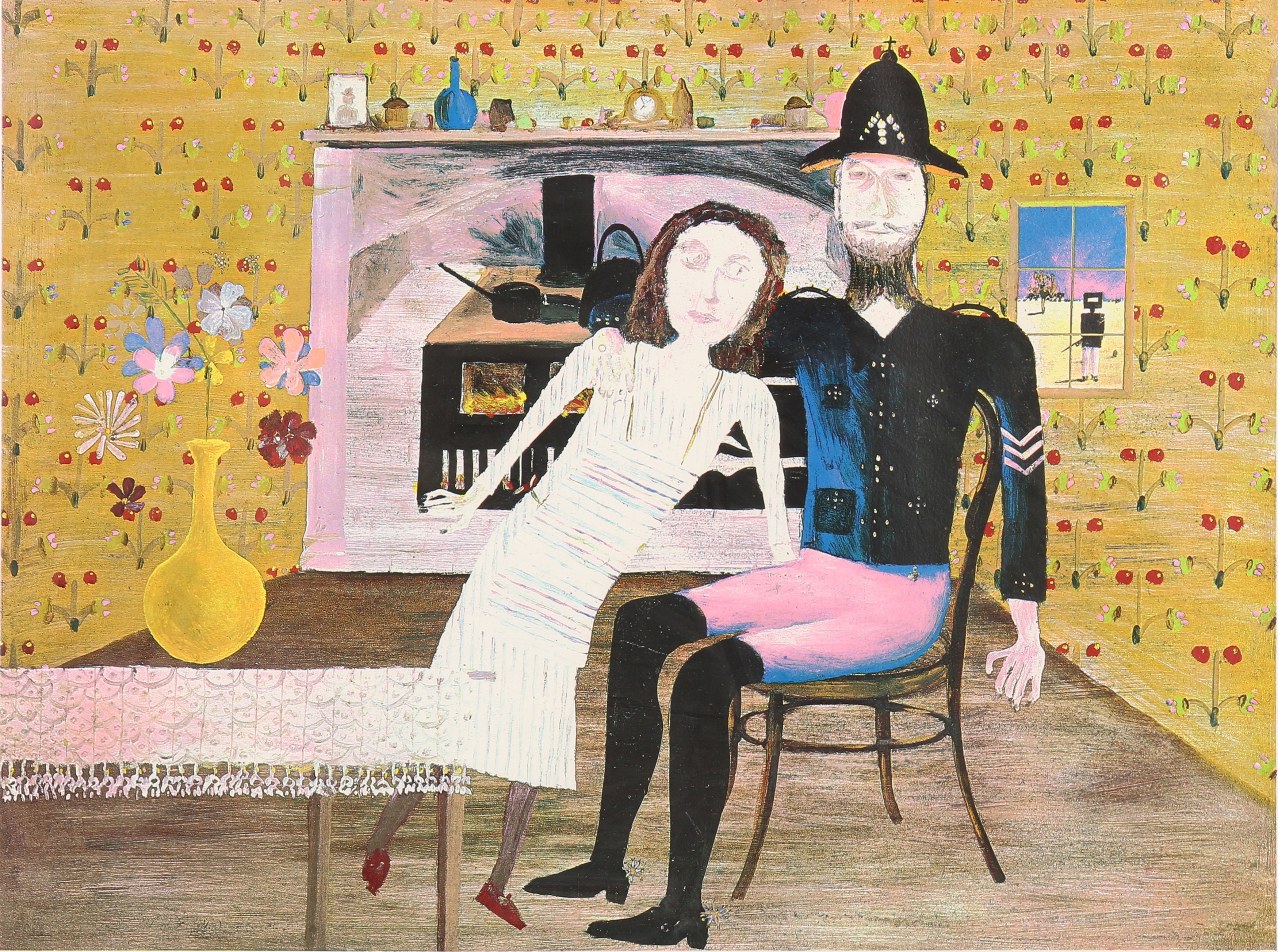 Sidney Nolan | Constable Fitzpatrick and Kate Kelly (1970 - 1971 ...
