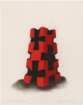 Charred Cross Column - David Nash