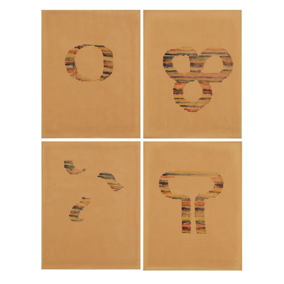 Richard Tuttle | Stacked Color Drawings (1971) | MutualArt