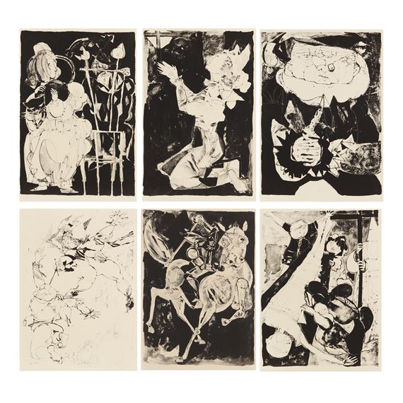 Sex Litografier Till Dvargen Av Par Lagerkvist - Avigdor Arikha