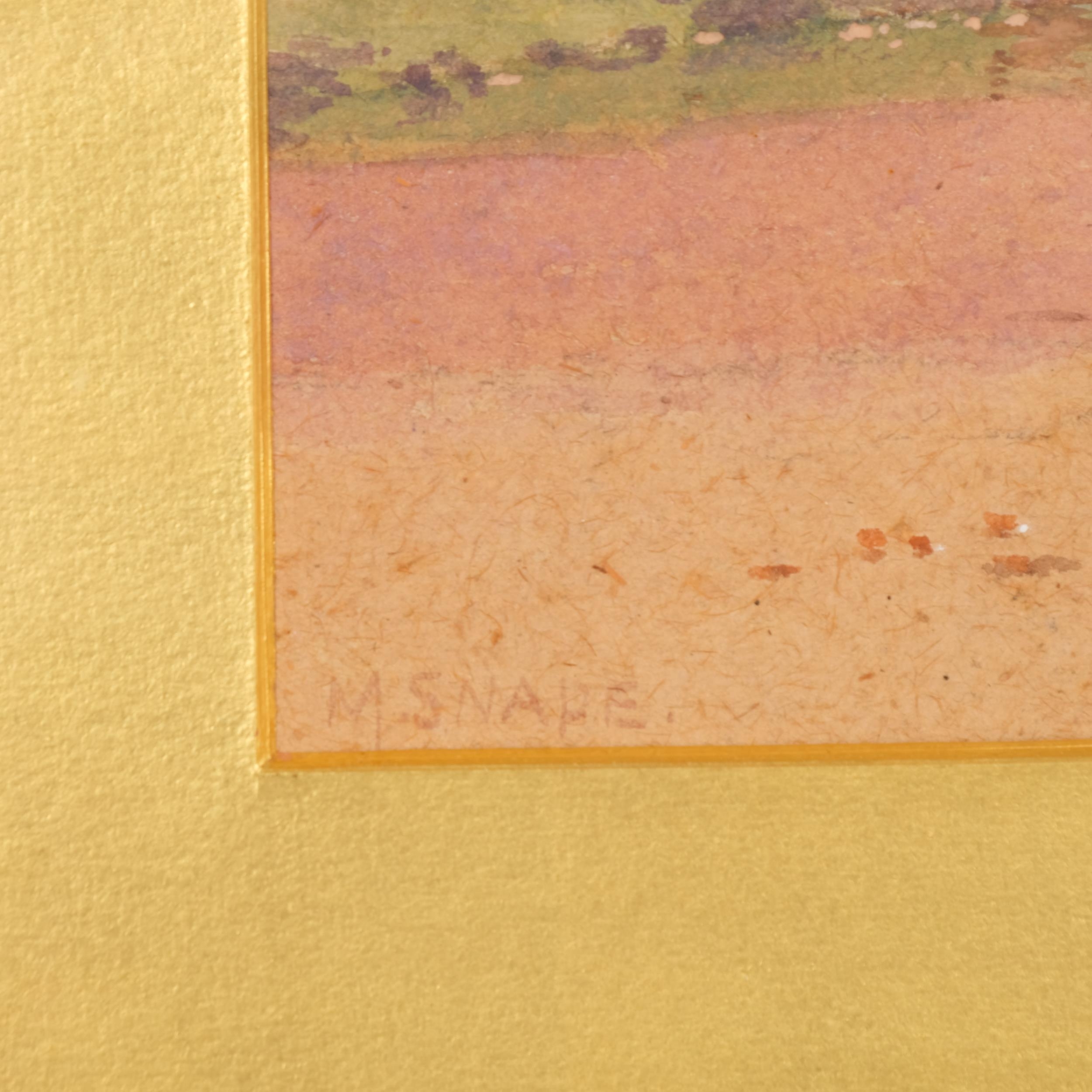 Artwork by Martin Snape, farm scene, Made of Watercolour