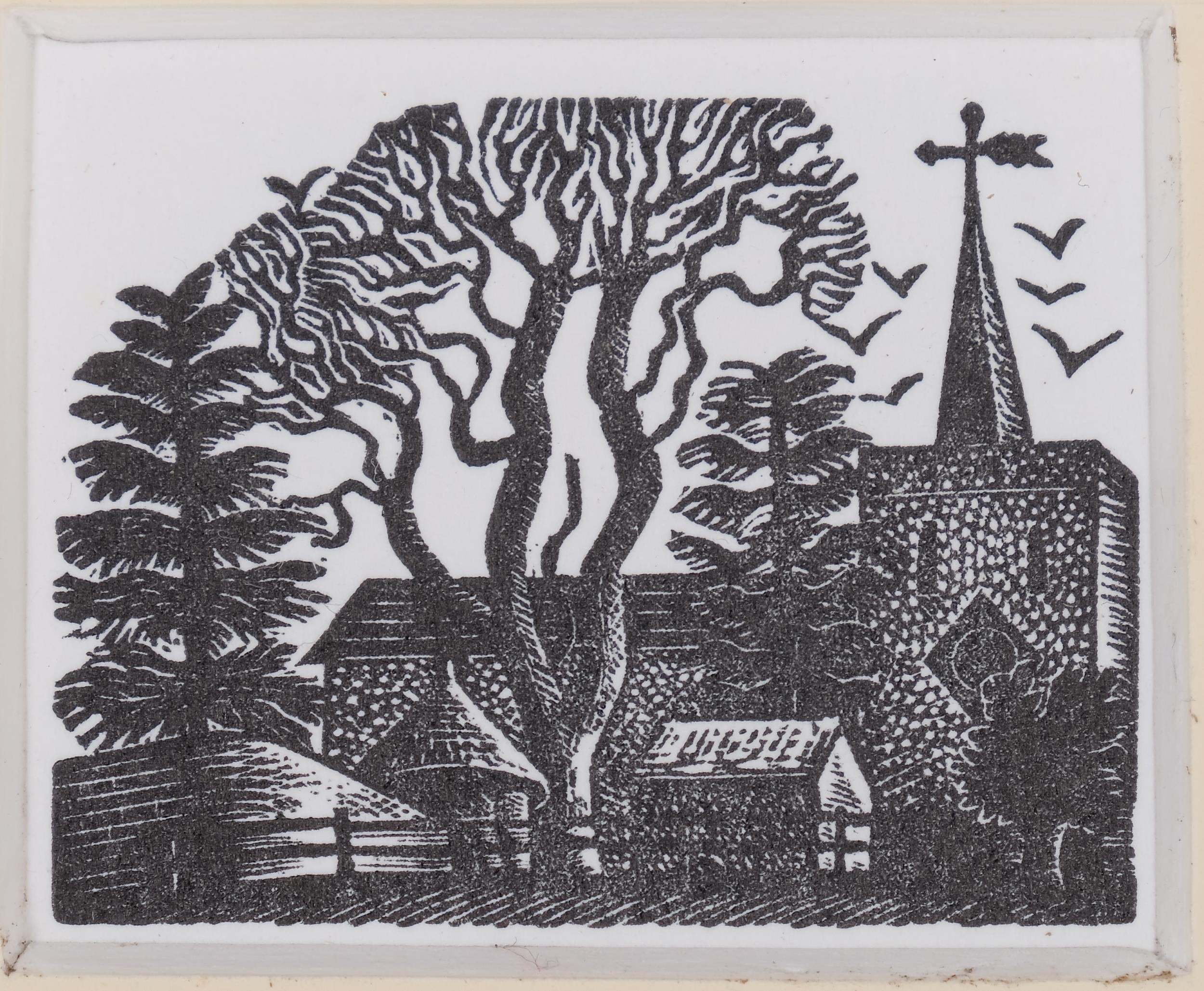 Eric Ravilious | Illustration for The St Bride Notebook (1982) | MutualArt