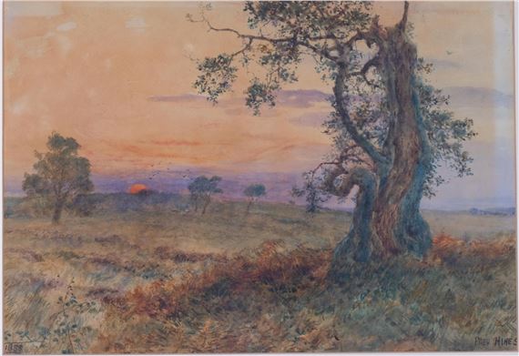 sunset landscape - Fred Hines