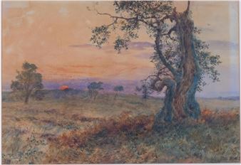 sunset landscape - Fred Hines