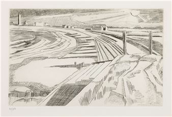 THE WALL - DYMCHURCH - Paul Nash