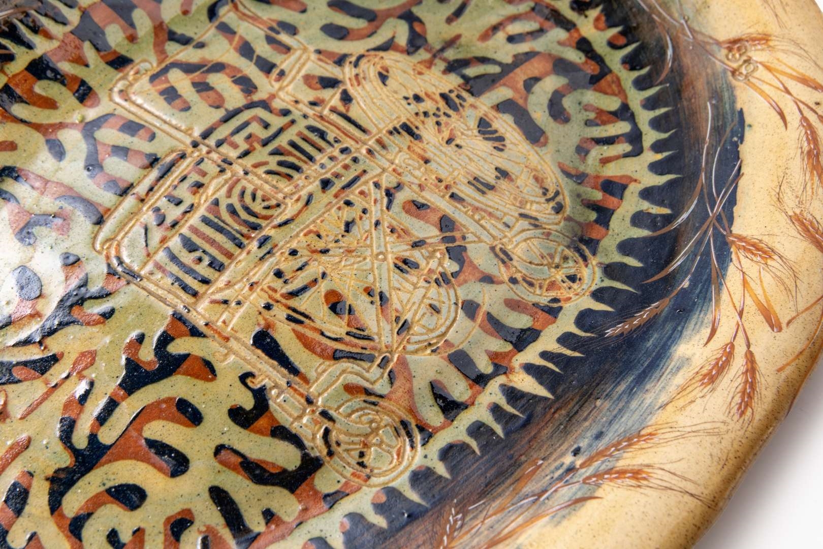 Artwork by Grayson Perry, OVAL DISH, Made of Modern Made