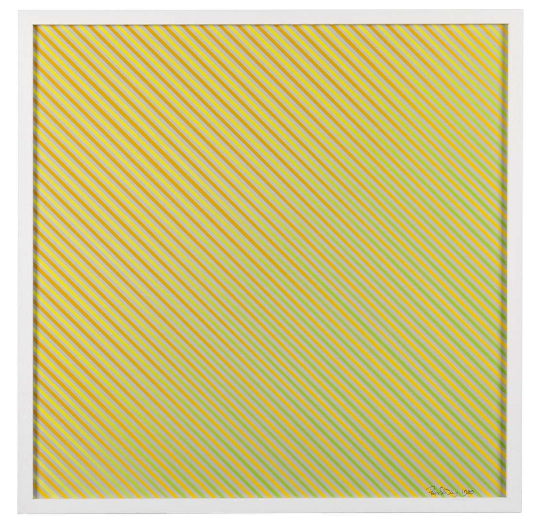 Artwork by Peter Sedgley, WEIGHTLESS, Made of Acrylic On Card