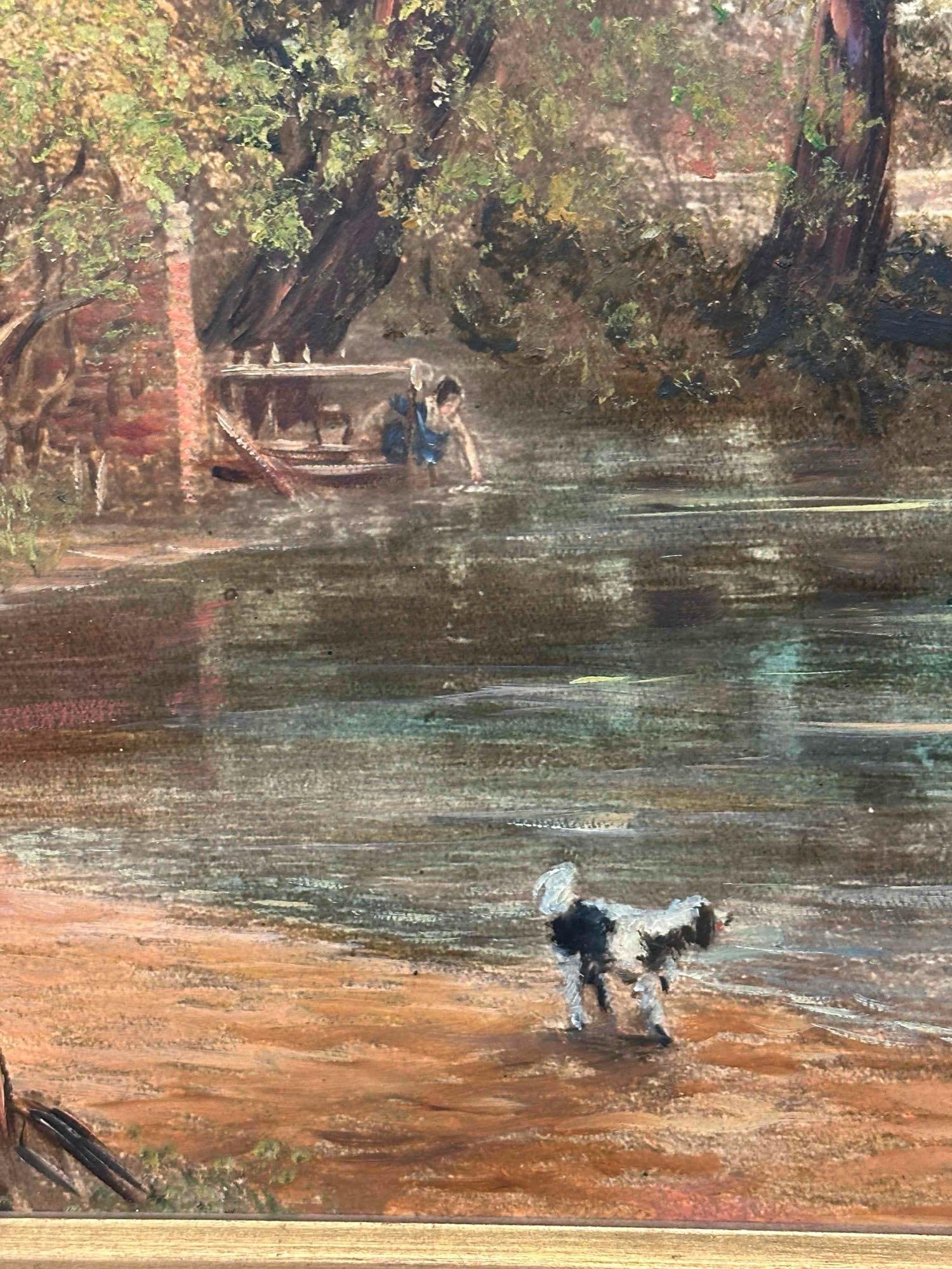 Artwork by John Constable, The Hay Wain, Made of Oil On Board