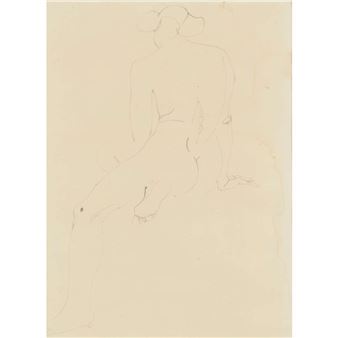 Seated Nude - Henri Gaudier-Brzeska