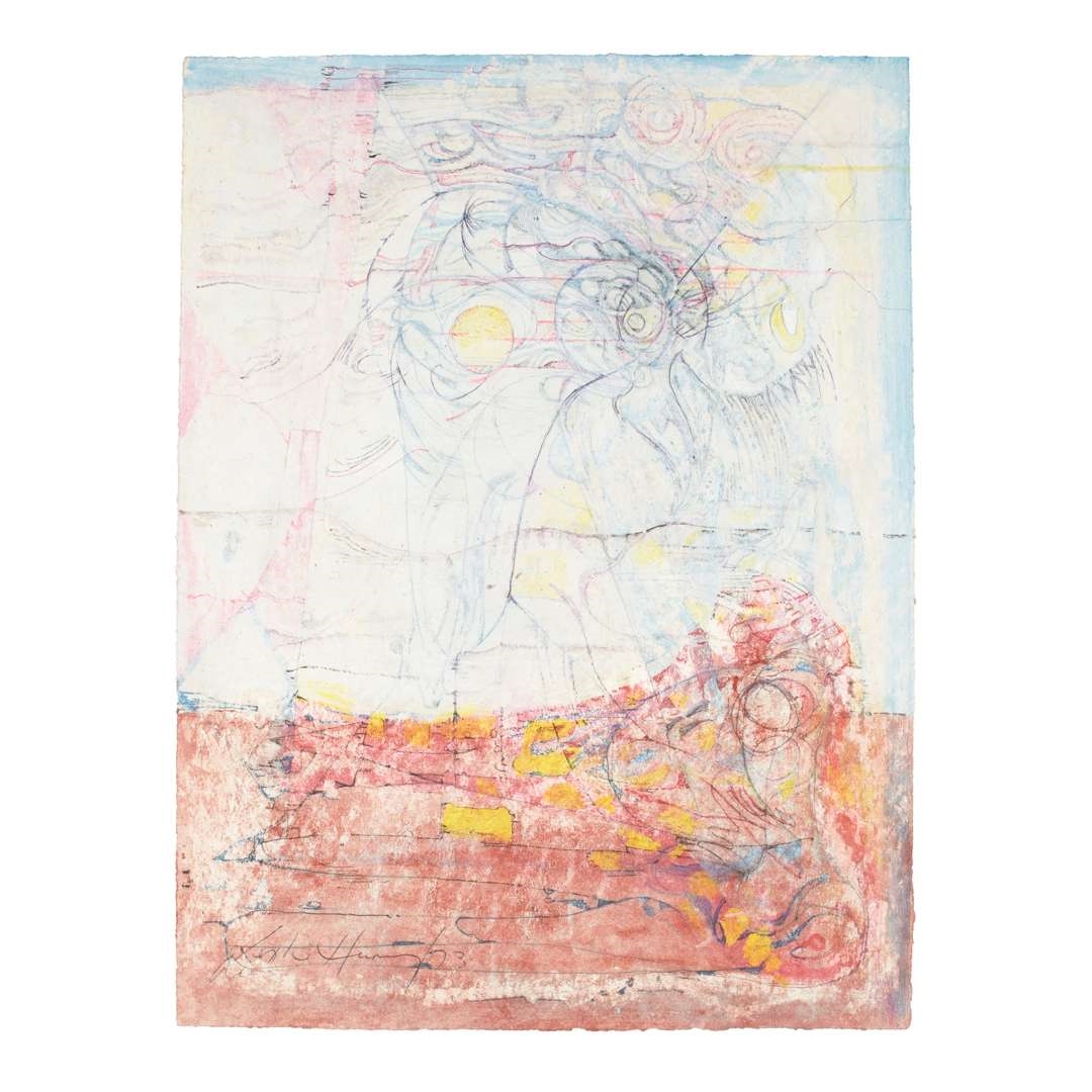 Artwork by Leslie Hurry, SIX LANDSCAPES, Made of Pen, Ink And Watercolour On Paper