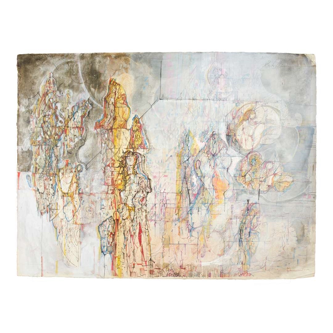 Artwork by Leslie Hurry, SIX LANDSCAPES, Made of Pen, Ink And Watercolour On Paper