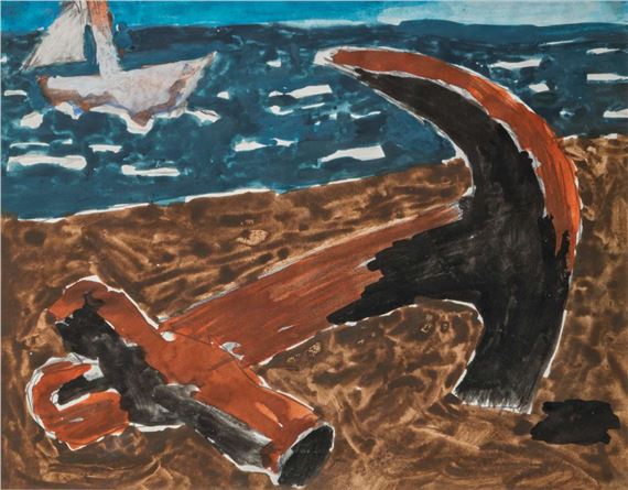 THE ANCHOR - Josef Herman