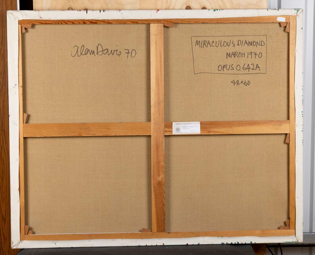 Artwork by Alan Davie, MIRACULOUS DIAMOND, Made of Oil On Canvas