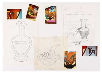 Studies for London Life Mural - Patrick Caulfield