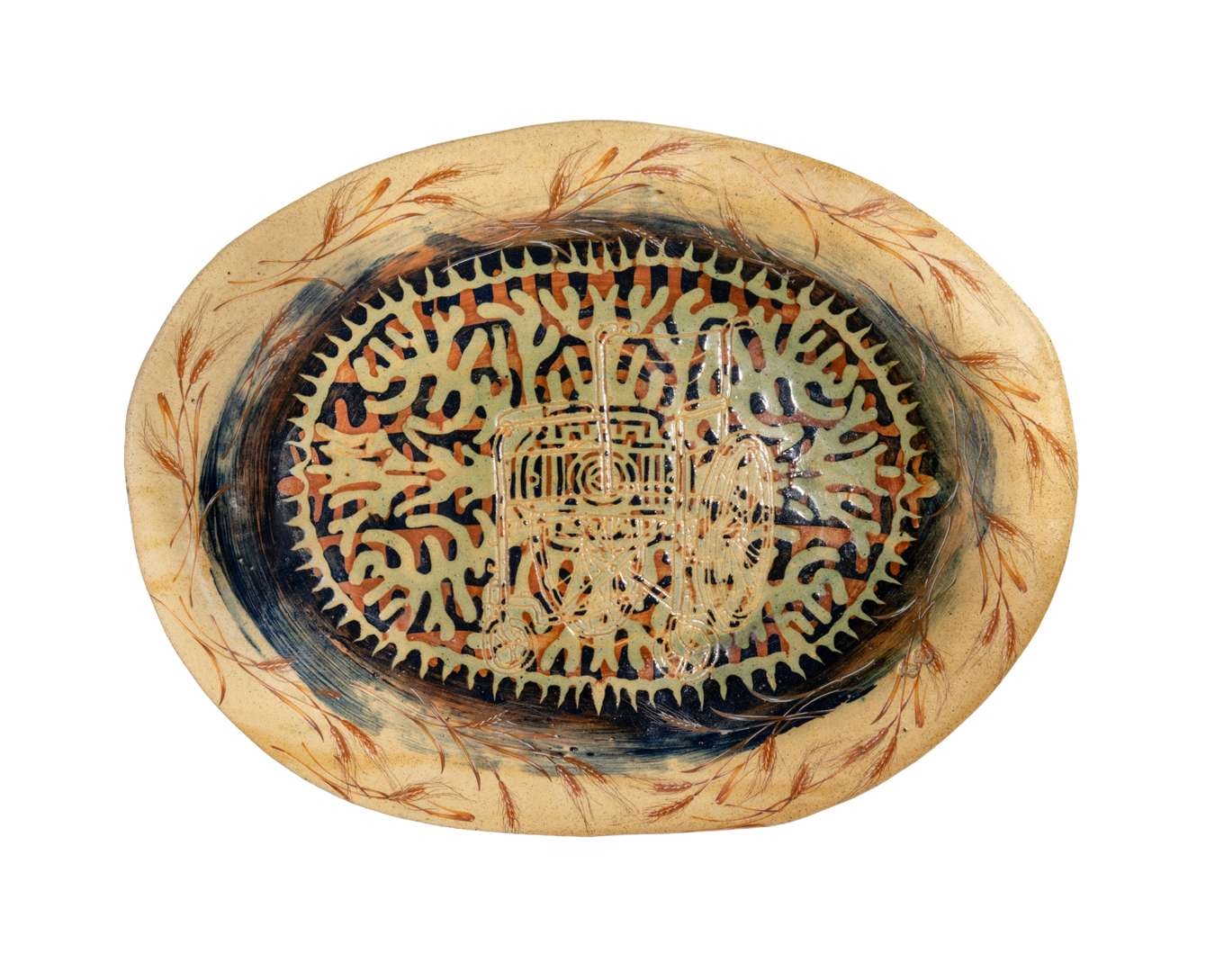 Artwork by Grayson Perry, OVAL DISH, Made of Modern Made