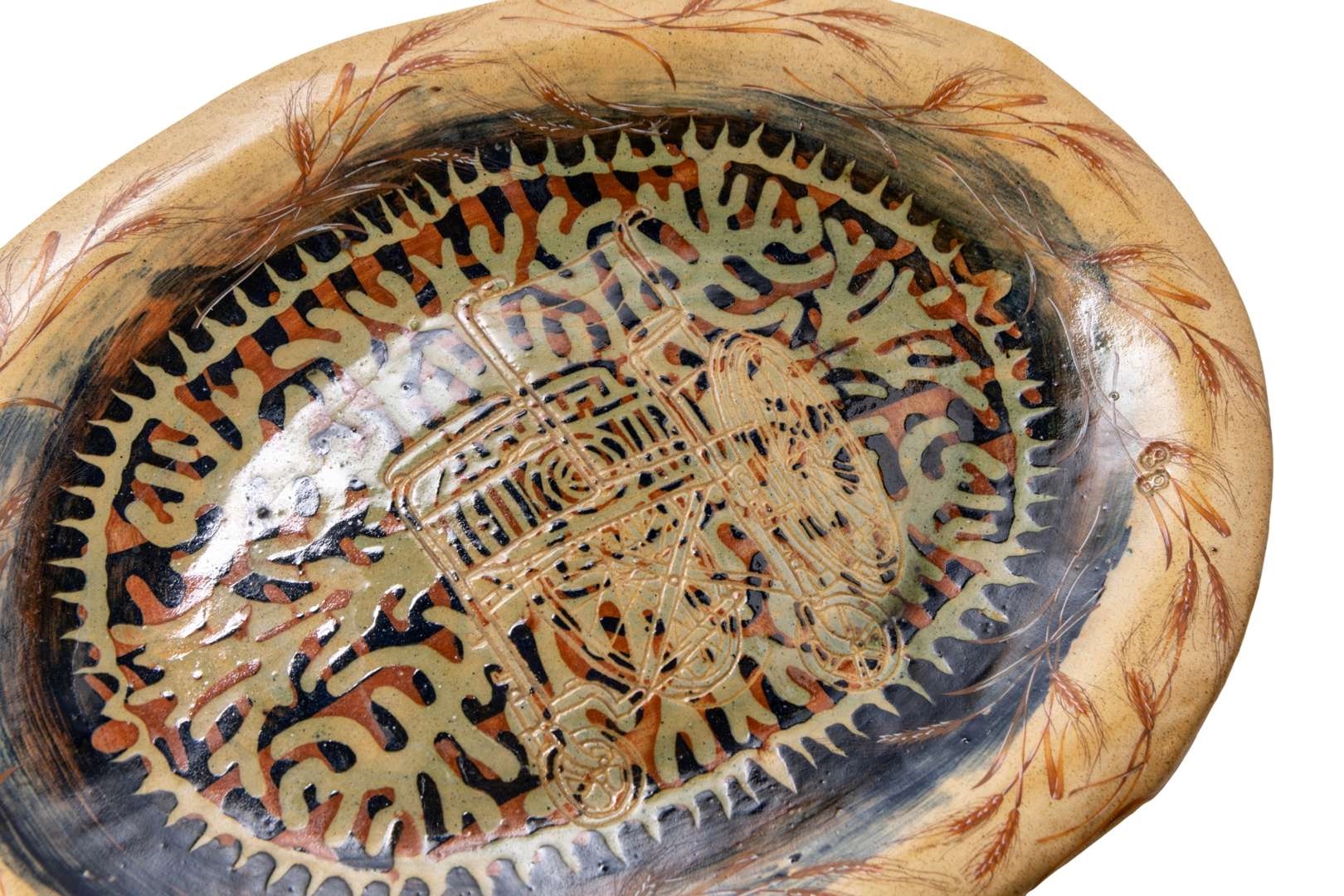 Artwork by Grayson Perry, OVAL DISH, Made of Modern Made