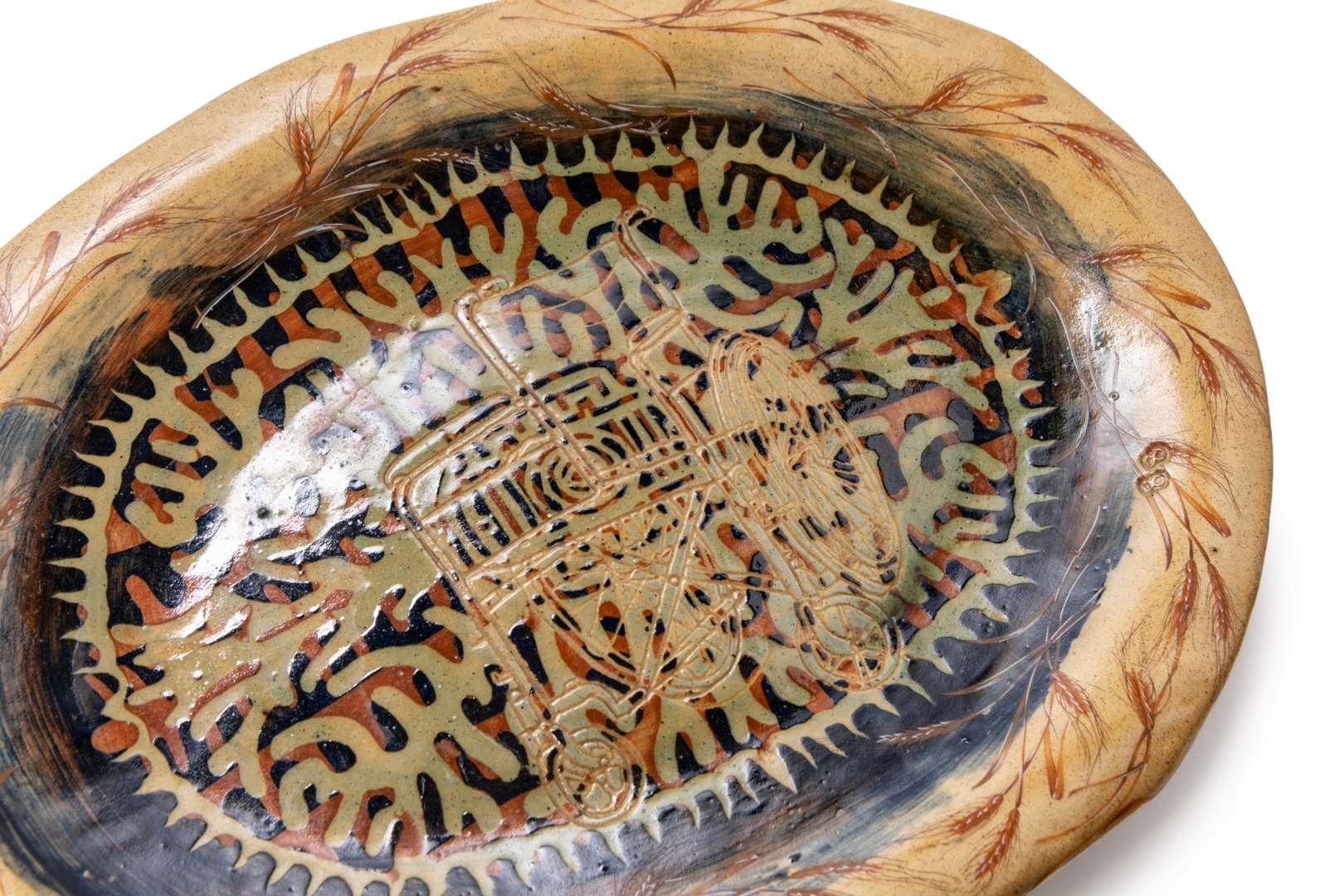 Artwork by Grayson Perry, OVAL DISH, Made of Modern Made