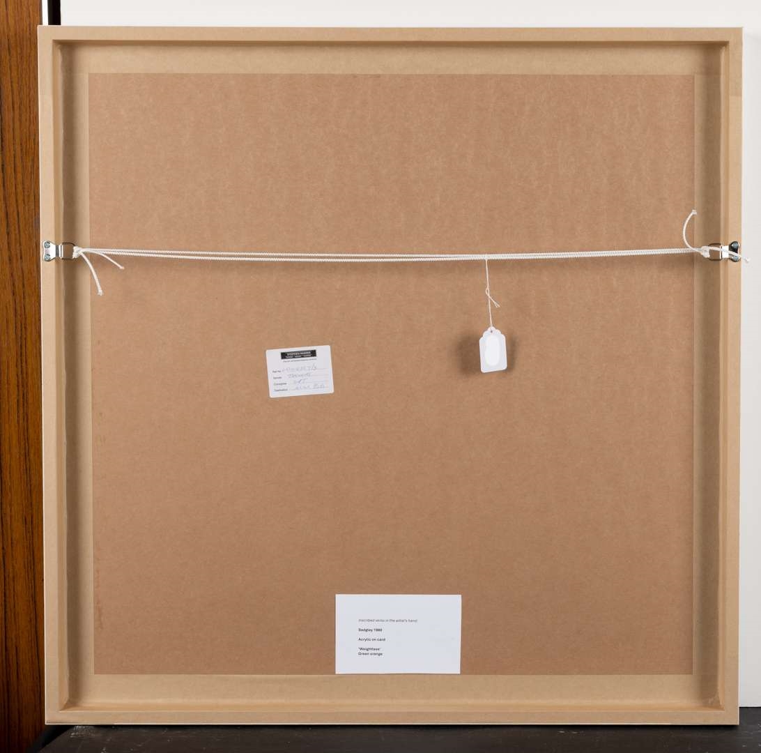 Artwork by Peter Sedgley, WEIGHTLESS, Made of Acrylic On Card