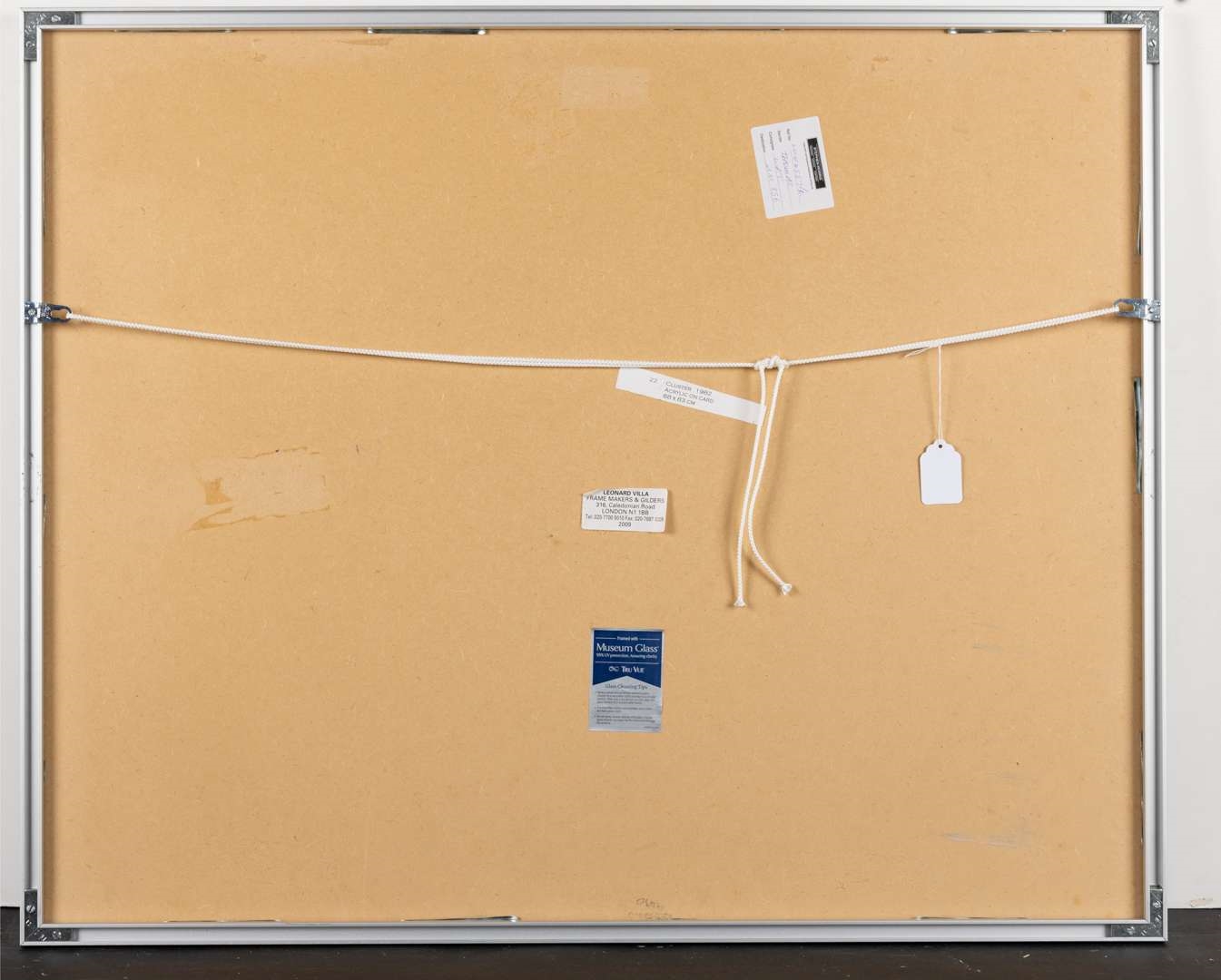 Artwork by Peter Sedgley, CLUSTER, Made of Acrylic On Card