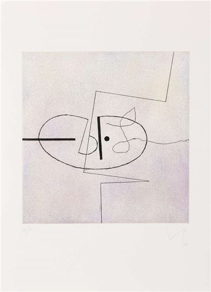 IMAGE ON THE WALL B - Victor Pasmore