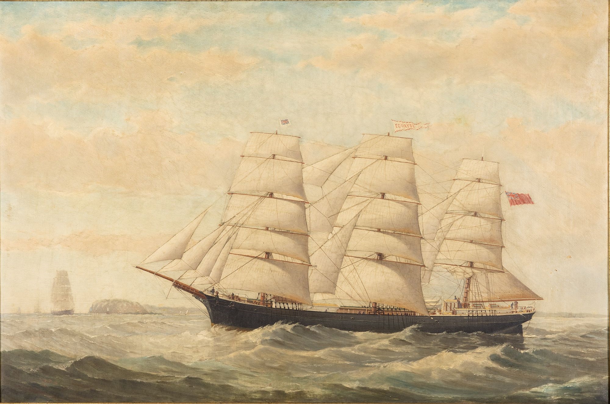 J. Hall | Equator, Masted Ship (19th Century) | MutualArt