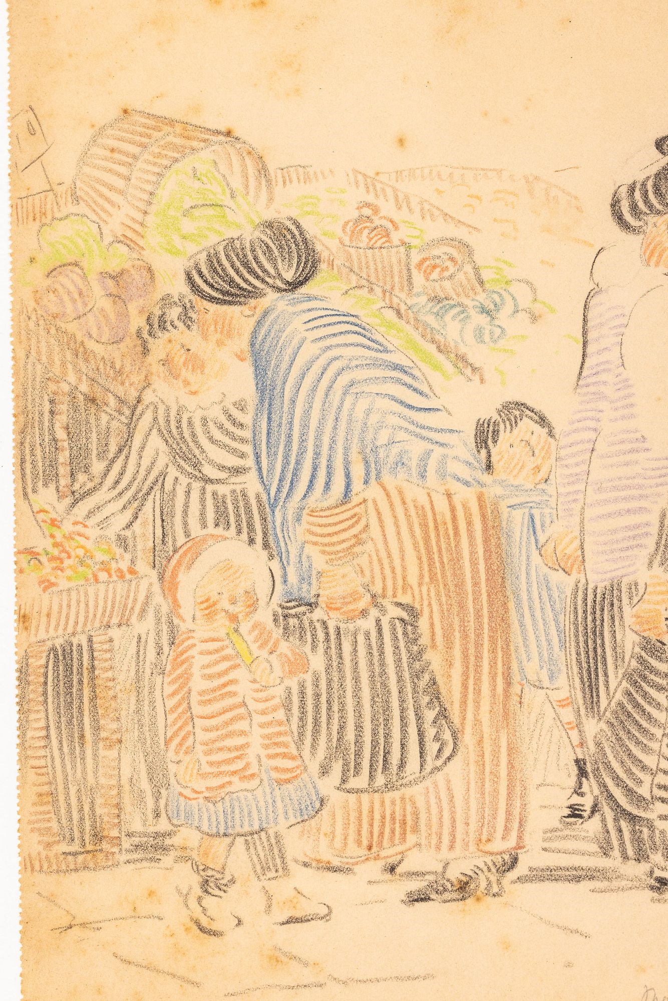 Artwork by Margaret Summer Gamble, Two Works, Made of Colored Pencil On Paper