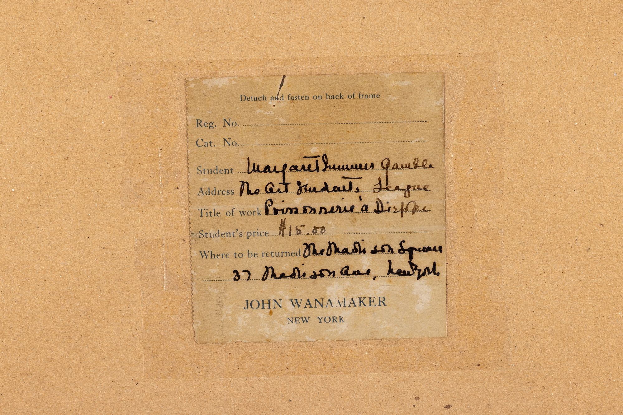 Artwork by Margaret Summer Gamble, Two Works, Made of Colored Pencil On Paper