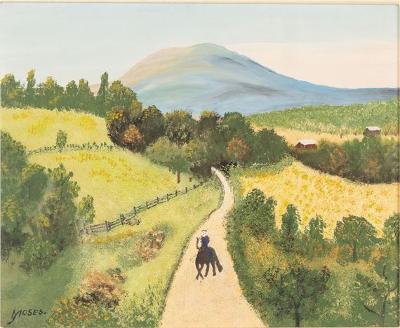 The Country Road - Grandma Moses