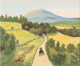 The Country Road - Grandma Moses