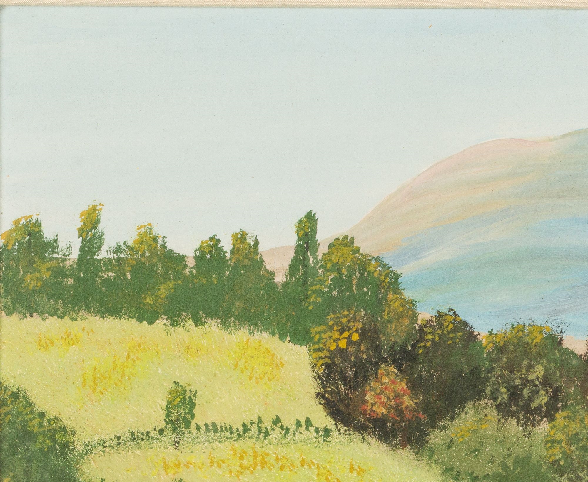 Artwork by Grandma Moses, The Country Road, Made of Oil On Masonite