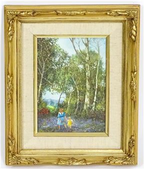 Picking Bluebells - Pamela Knight