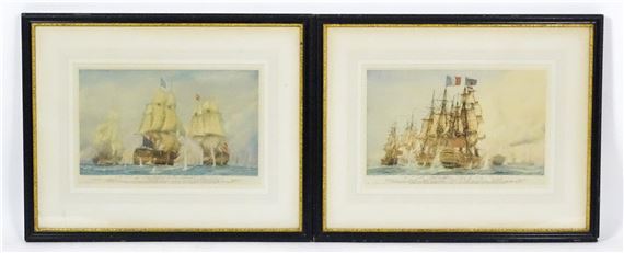 The Battle of St Vincent, and The Glorious First of June - Harold Wyllie