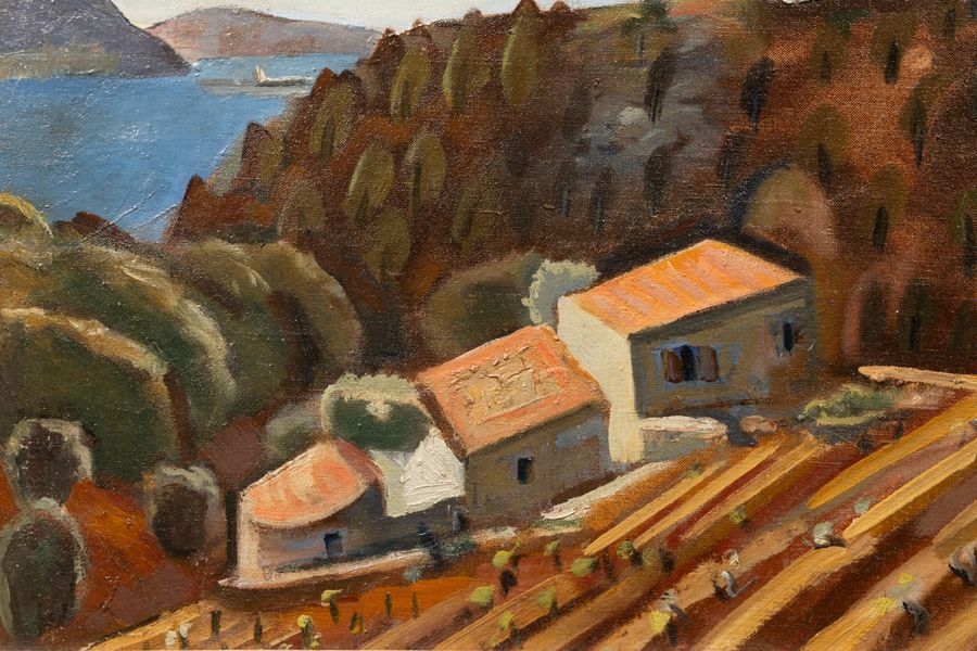 Louis Latapie | Paysage provenÃ§al | MutualArt