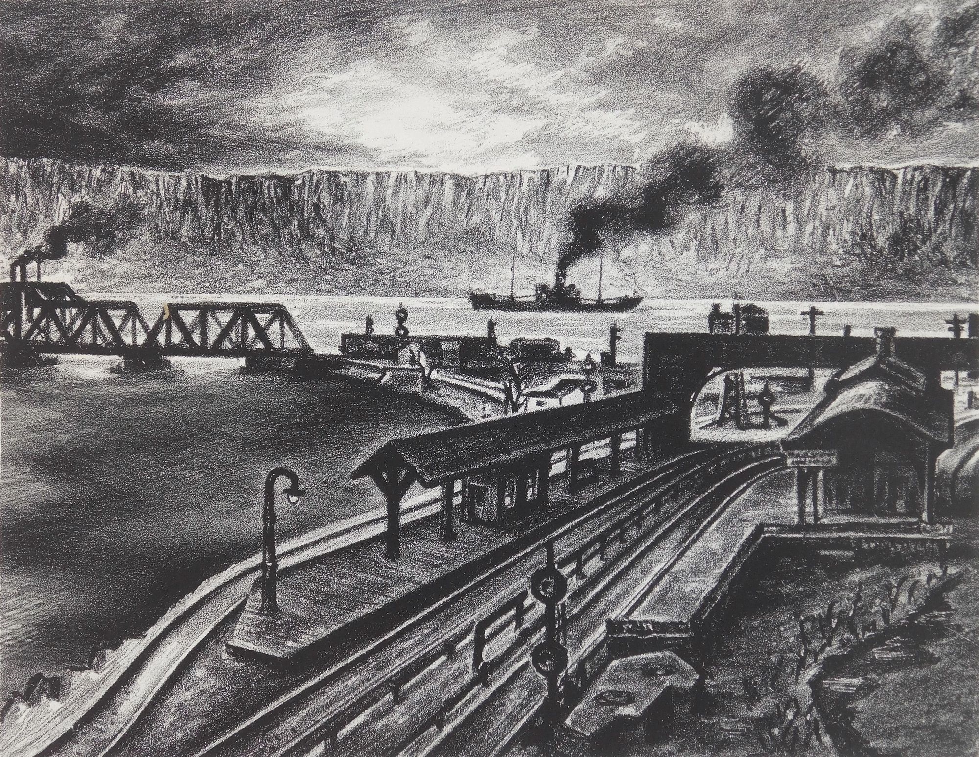 Artwork by Harold Faye, Untitled, Made of Lithograph