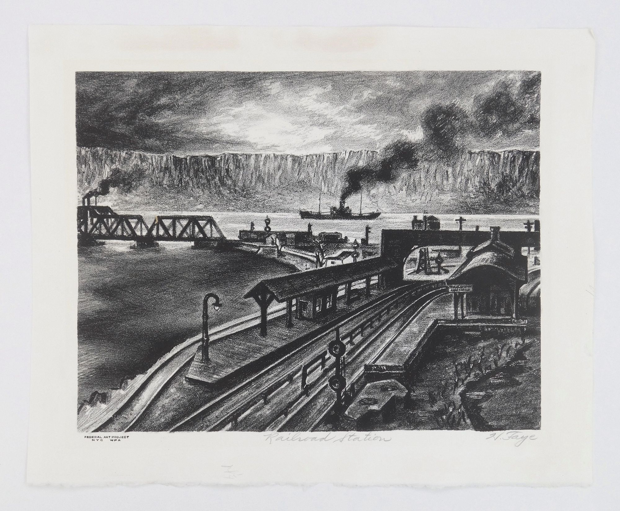 Artwork by Harold Faye, Untitled, Made of Lithograph