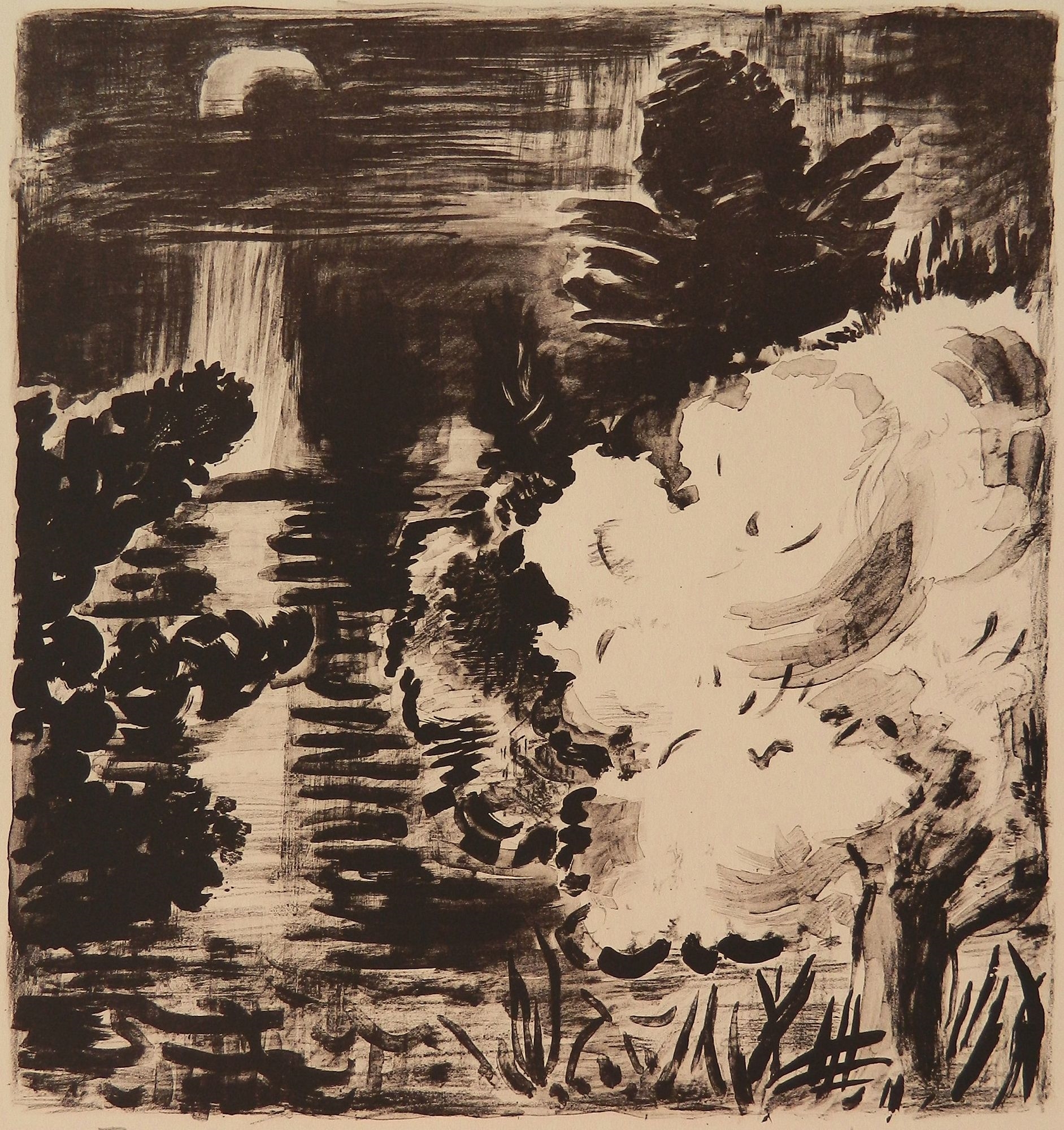 Artwork by Karl Schrag, Untitled, Made of Lithograph