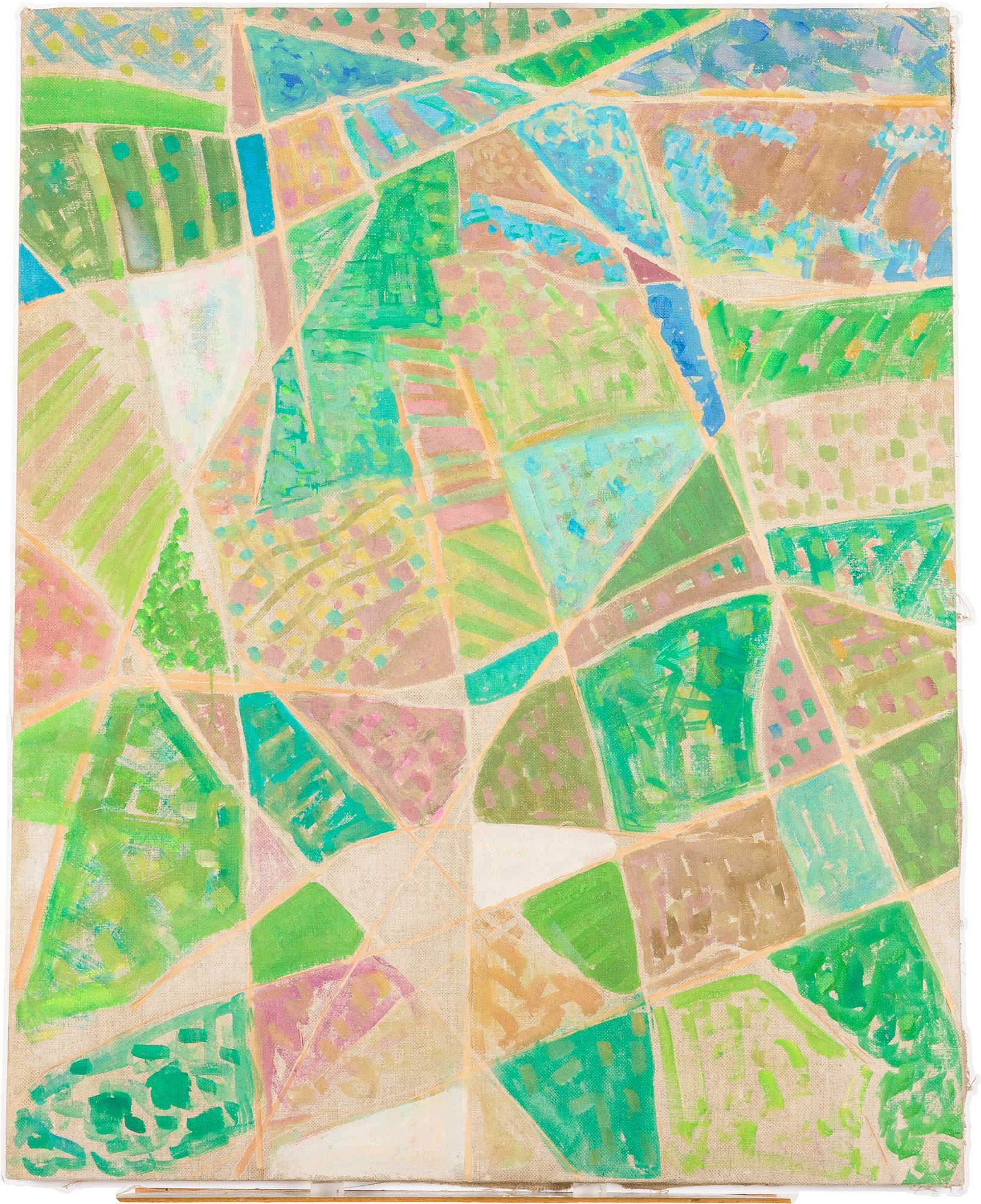 Russian School, 20th Century | Abstract in Green (1989) | MutualArt
