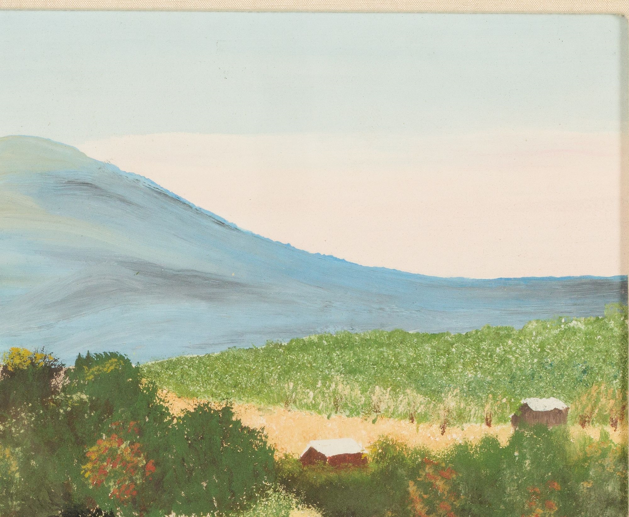 Artwork by Grandma Moses, The Country Road, Made of Oil On Masonite