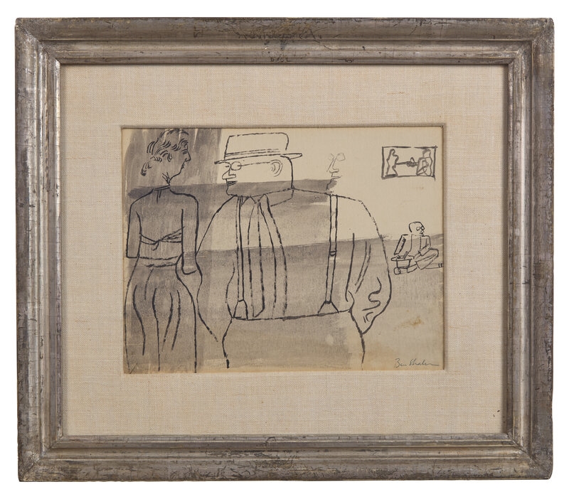 Ben Shahn | Suzanna and the Elders, c. 1940s (Circa 1940s) | MutualArt