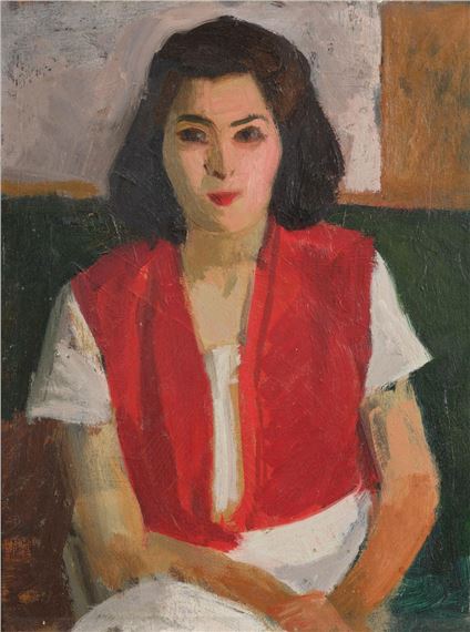 Madame G. de Preux by Albert Chavaz