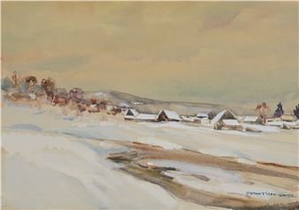 PEJZAŻ ZIMOWY - Stefan Filipkiewicz