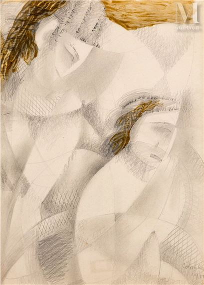 Deux personnages - Alfred Reth