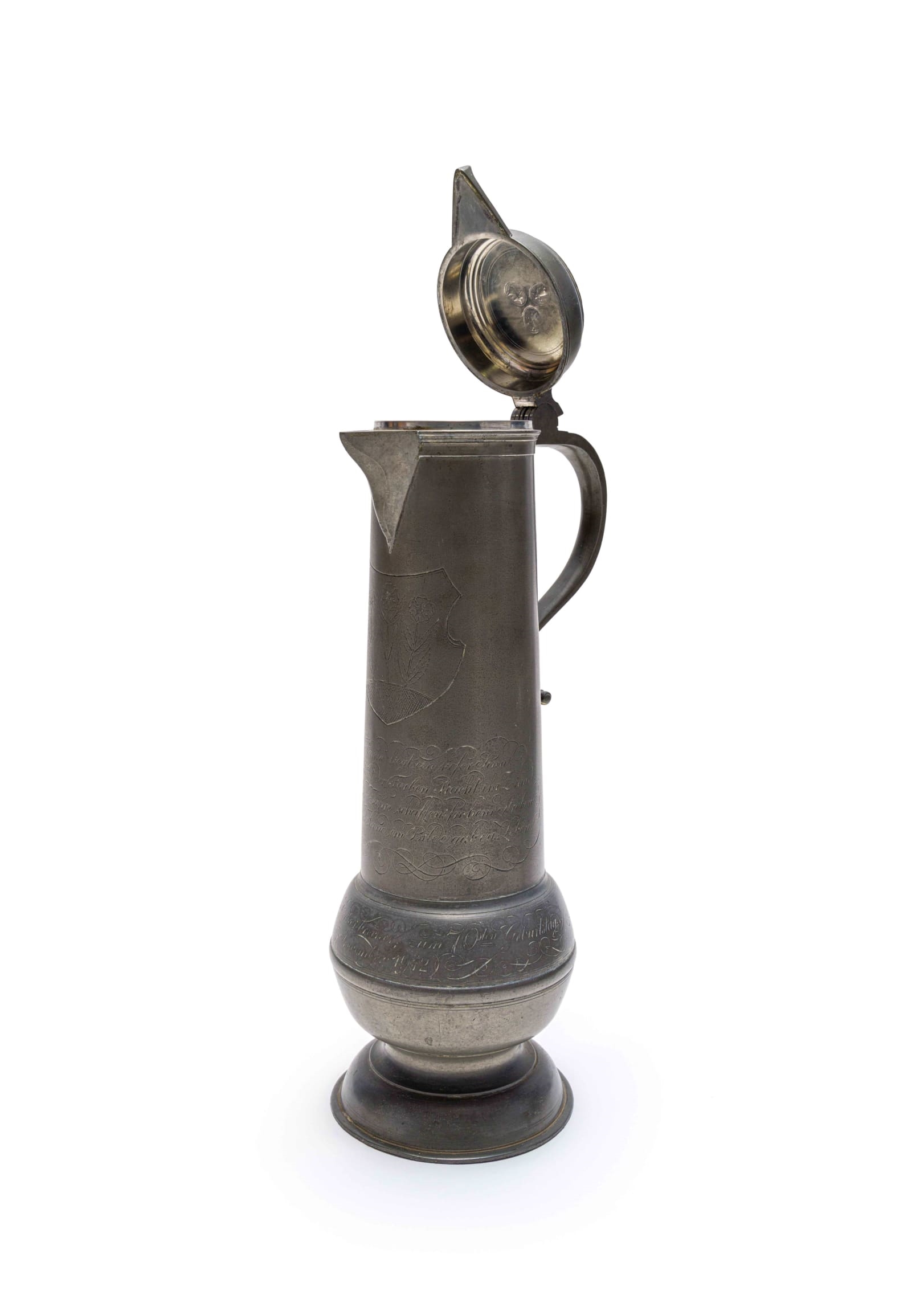 Artwork by Karl Paul Themistocles von Eckenbrecher, Unten Atelier, Halensee, Kurfurstendamm 136 (Downstairs Studio, Halensee, Kurfurstendamm 136); Pewter Flagon, two, Made of gouache on board