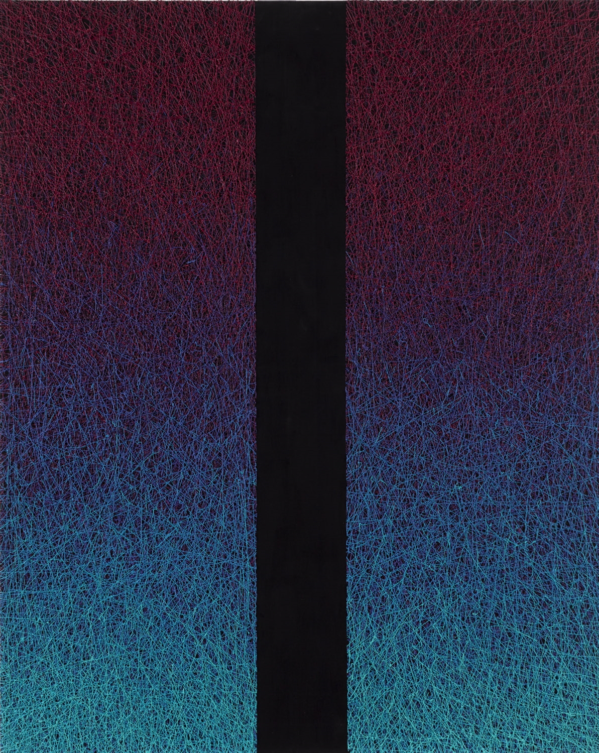 Artwork by Jakub Gasiecki, WS LO38010240125" from the "Woven structures" series, Made of acrylic/canvas