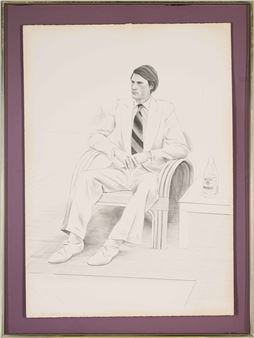Joe MacDonald, Friends Series (Scottish Arts Council 175 - David Hockney