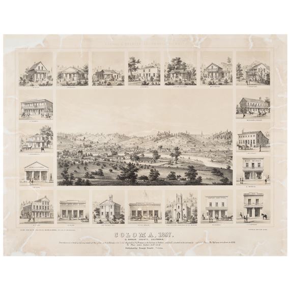 Coloma, 1857. El Dorado County, California. San Francisco: Kuchel & Dresel, 1857 - Emil Dresel