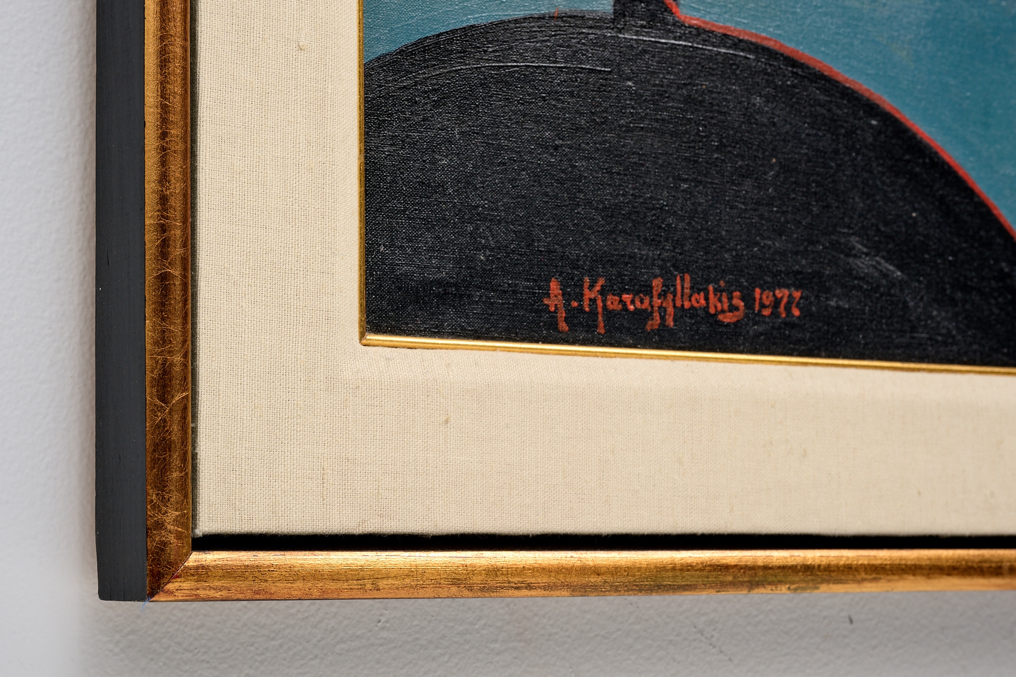 Artwork by Antonis Karafyllakis, Through the Shadows to the Light, Made of Oil On Canvas